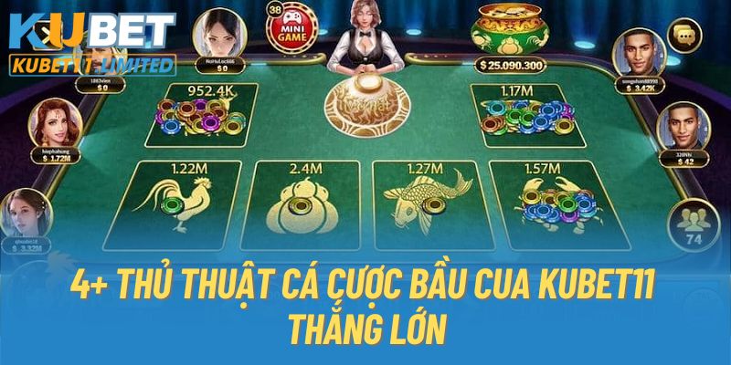 4+ thủ thuật cá cược bầu cua KUBET11 thắng lớn